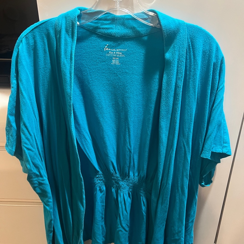 Lane Bryant shrug